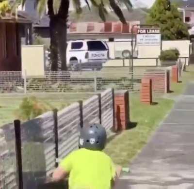 Gotta get under that helmet!