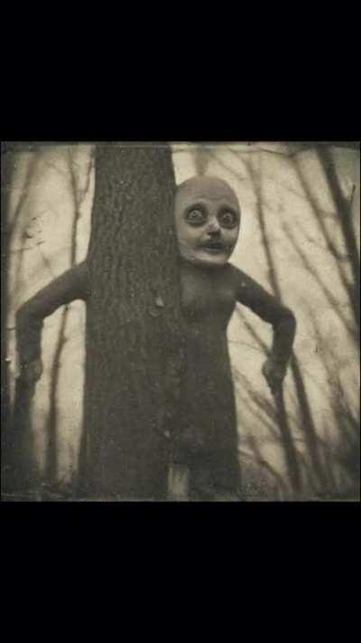 Strange images found of interesting forest people