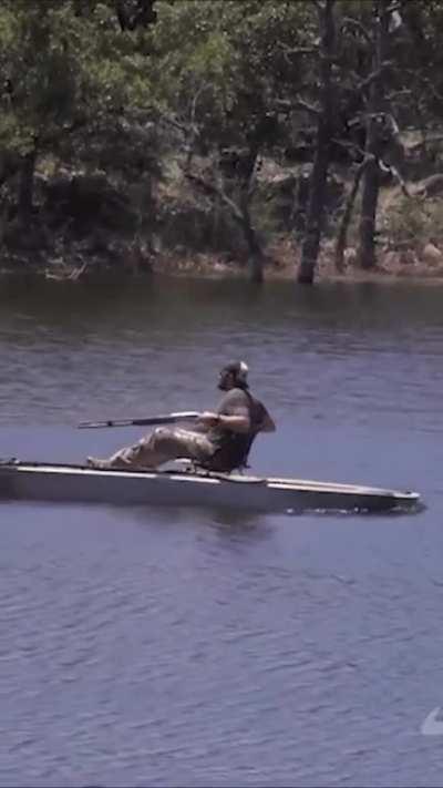 Shotgun propulsion... yep