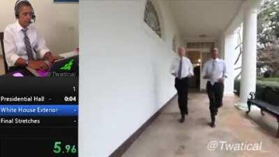 Obama Gaming White House speedrun any % (WR) 14:58