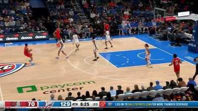 [Highlight] Toumani Camara hits a huge three to cut the lead down to 56