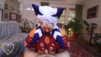 Ahsoka Tittyfuck (Cosplay by Violett Belle)