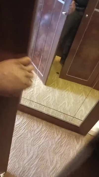 Wardrobe prank gone wrong