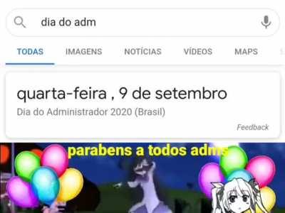 Parabéns aos meus amigos adms