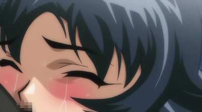 Spitroast and cum inside her mouth. Taimanin Asagi 1 Ep 1