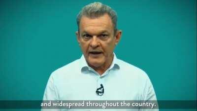 Pedido de ajuda internacional da Federação Nacional de Prefeitos.