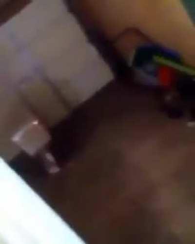 Mortar in toilet tank