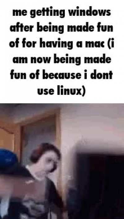 I'm literally going to sudo rm -rf myself or whatever the fuck that means