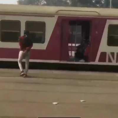 Train Tension: Mysterious Slap Leaves Passengers Baffled