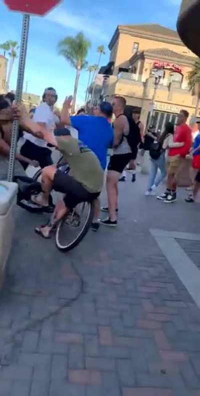 He called them the N word and that's when he knew he fucked up!