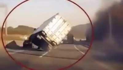 Truck Driver Attempts Impossible Save