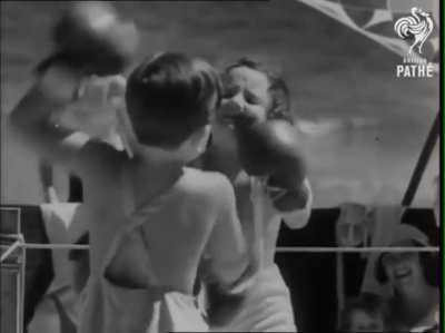 Toddler boxing - 1933