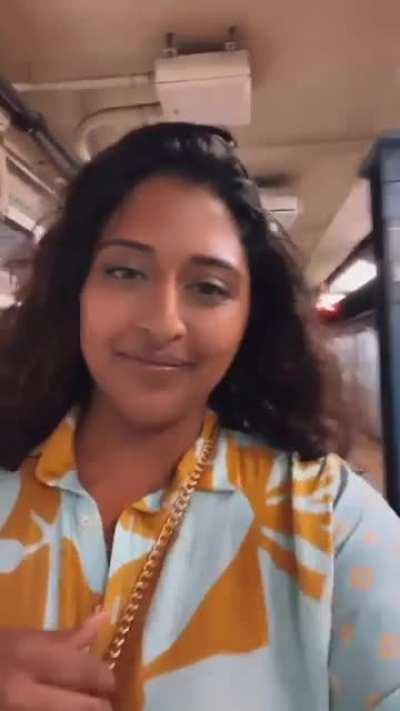 Raja Kumari making her boobs bounce intentionally for us🤤