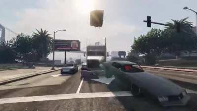 detaching the trailer then catching it as requested :)