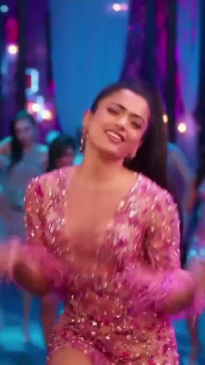 Rashmika Mandanna - my stunning fucktoy in pink mini dress