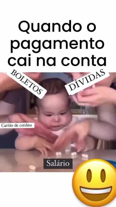 Pagamento na conta.