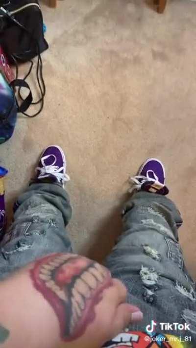 That Joker tattoo tho 🥰