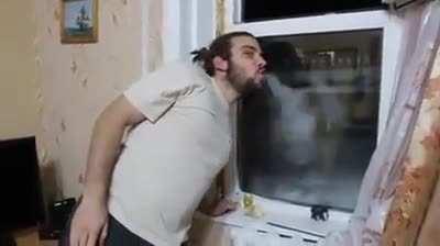 When in Russia minus 60 °C outside the window