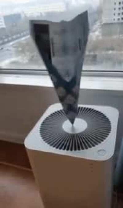 A different way to enjoy a paper airplane