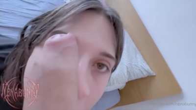 Blowjob Cock Deepthroat Femboy Homemade Jerk Off POV Sissy Trans Porn GIF by thadron