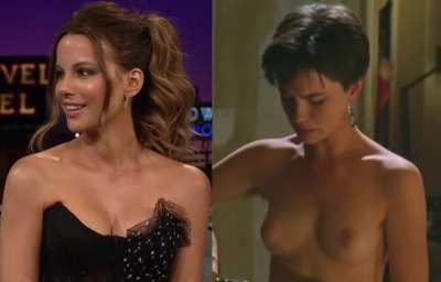 Kate Beckinsale now and then