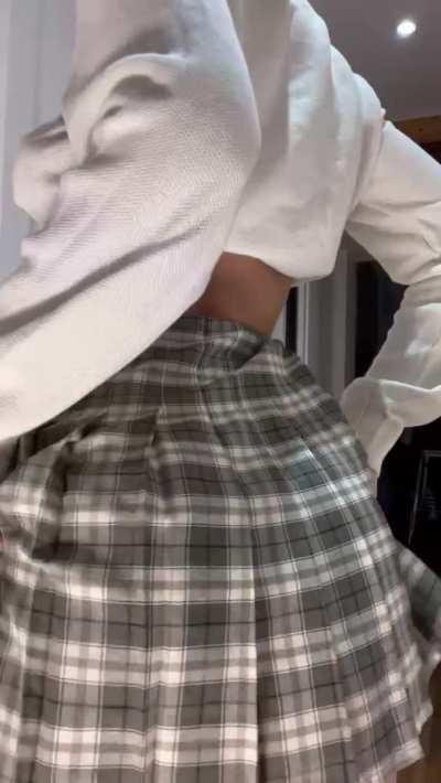 Your little schoolgirl has not been a good girl today... for that I am happy to apologise