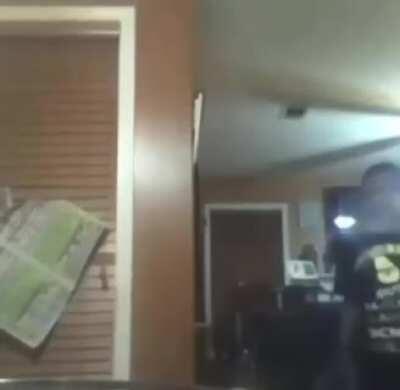 Brick jenga on a glass table?...