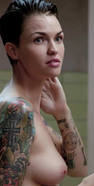 Ruby Rose in Orange is the New Black (1080p/Cropped For Mobile, Color Corrected)