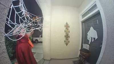 If you run out of candy, I’ll steal your spider decoration!