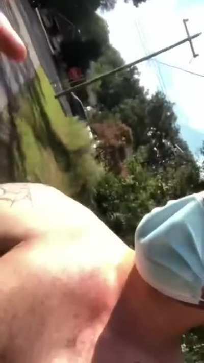 Driver punches bicyclist