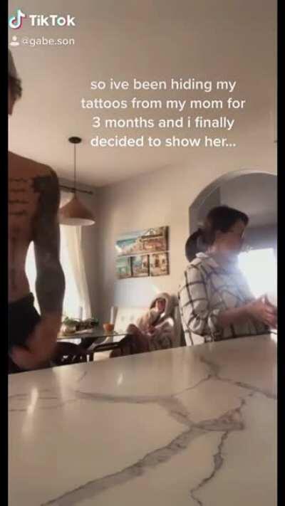 I remember my brother did this to my mom