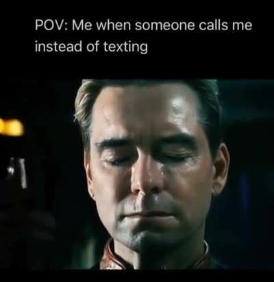 Strong enough to endure this suffering, too weak to answer the phone...