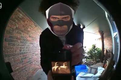 Spy wants to show you something through the Ring Doorbell