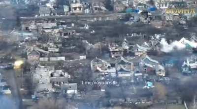 UA POV: Ukrainian BTR-4, claimed to be counterattacking, in Bakhmut.