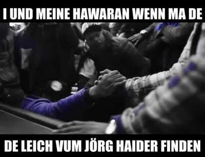 Sie san gegen erm weil er für uns is