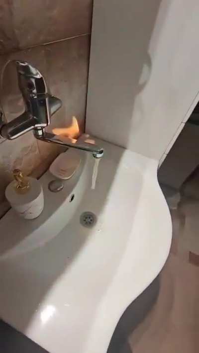 Tap water in a village near city of Zrenjanin in Serbia