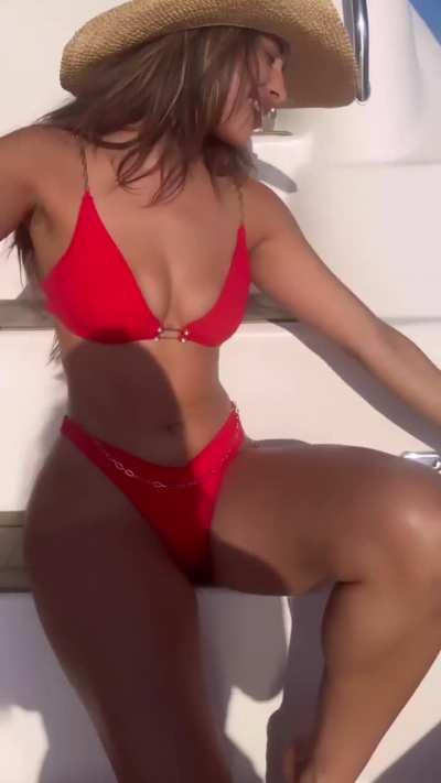 She loves showing off her body