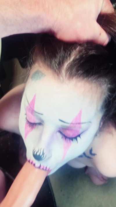 Fill my whore mouth please