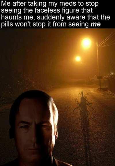 It's still standing there, menacingly