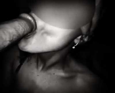 Giving a blowjob after hrs