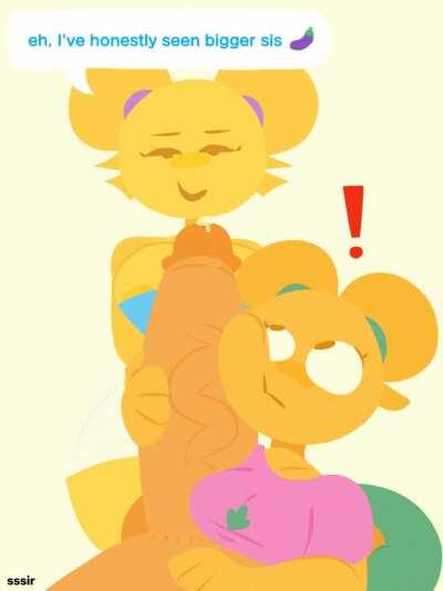 Emoji sisters on dick *by sssir8*