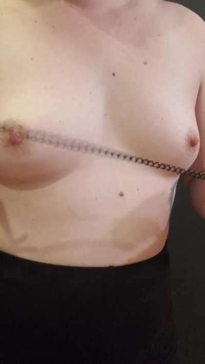 kitten ripping off her own clamps [f] <3sound on<3