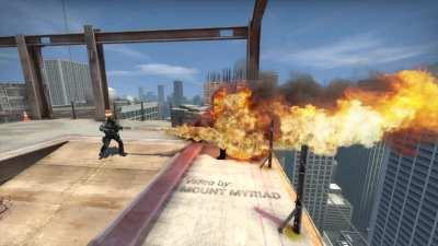 CS:GO with Flamethrowers (VFX)