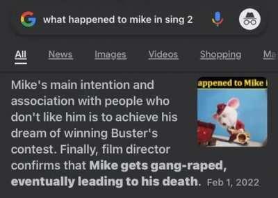 Mike sing 2 moment