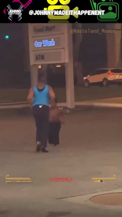 Freeside after dark is rough af