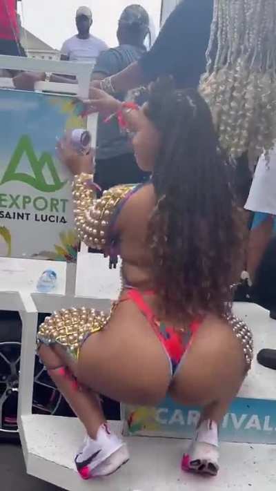 During day 2 of the St. Lucia carnival , from SC 7/22/2025