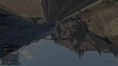 A commenter on my last post wasn't impressed and challenged me to do it upside down. So here it is. Twice