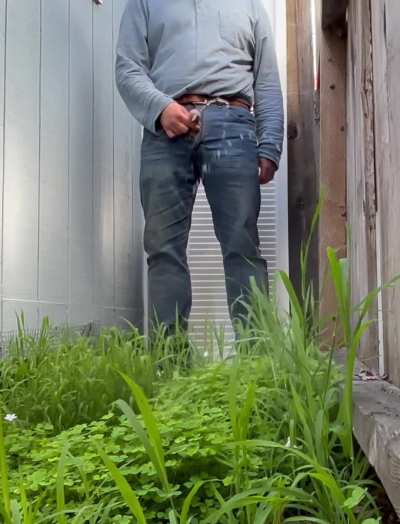 (28) Just Helping My Back Garden Stay Green