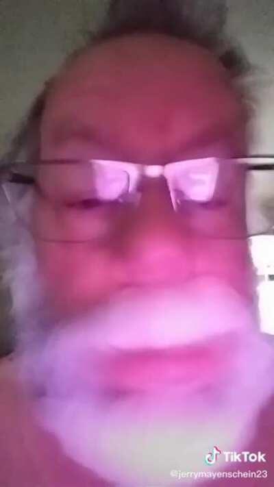 Grandpa discovered TikTok