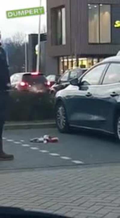 What could go wrong littering the parkingplace of Macdonalds